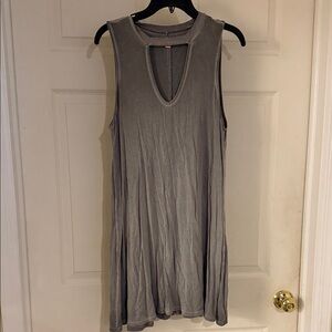 American Eagle Outfitters Gray Shift Dress